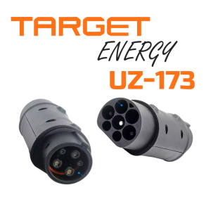 מתאם כבל טעינה לרכב חשמלי מType 2 ל Type 1